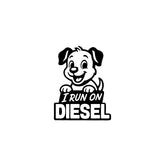 Matte Finish Diesel Sticker for Car | Stylish & Durable